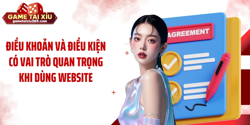Điều khoản và điều kiện có vai trò quan trọng khi dùng website